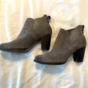 UGG Charcoal Suede Heeled Boots